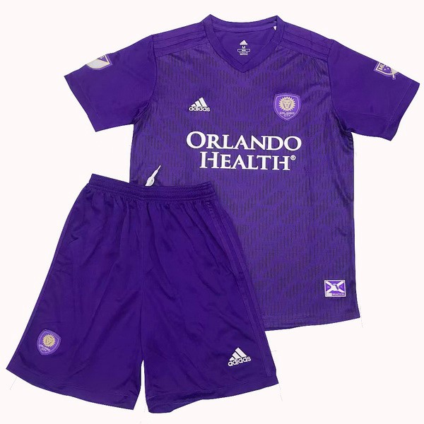 Camiseta Orlando City Replica Primera Ropa Niños 2019/20 Purpura